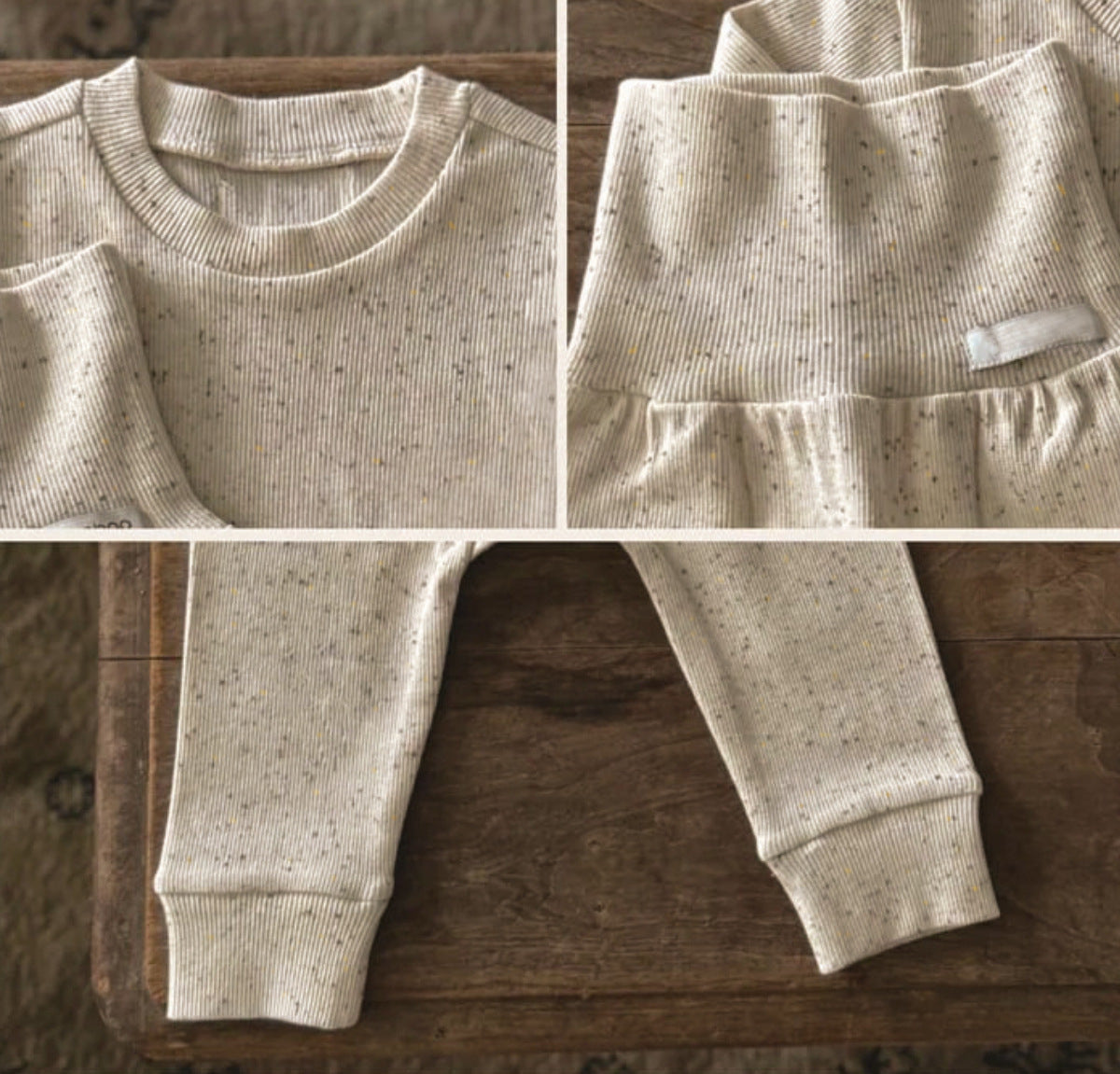 Hot Selling Autumn Baby Kids Long Sleeves Dots Pattern Top and Pants Set