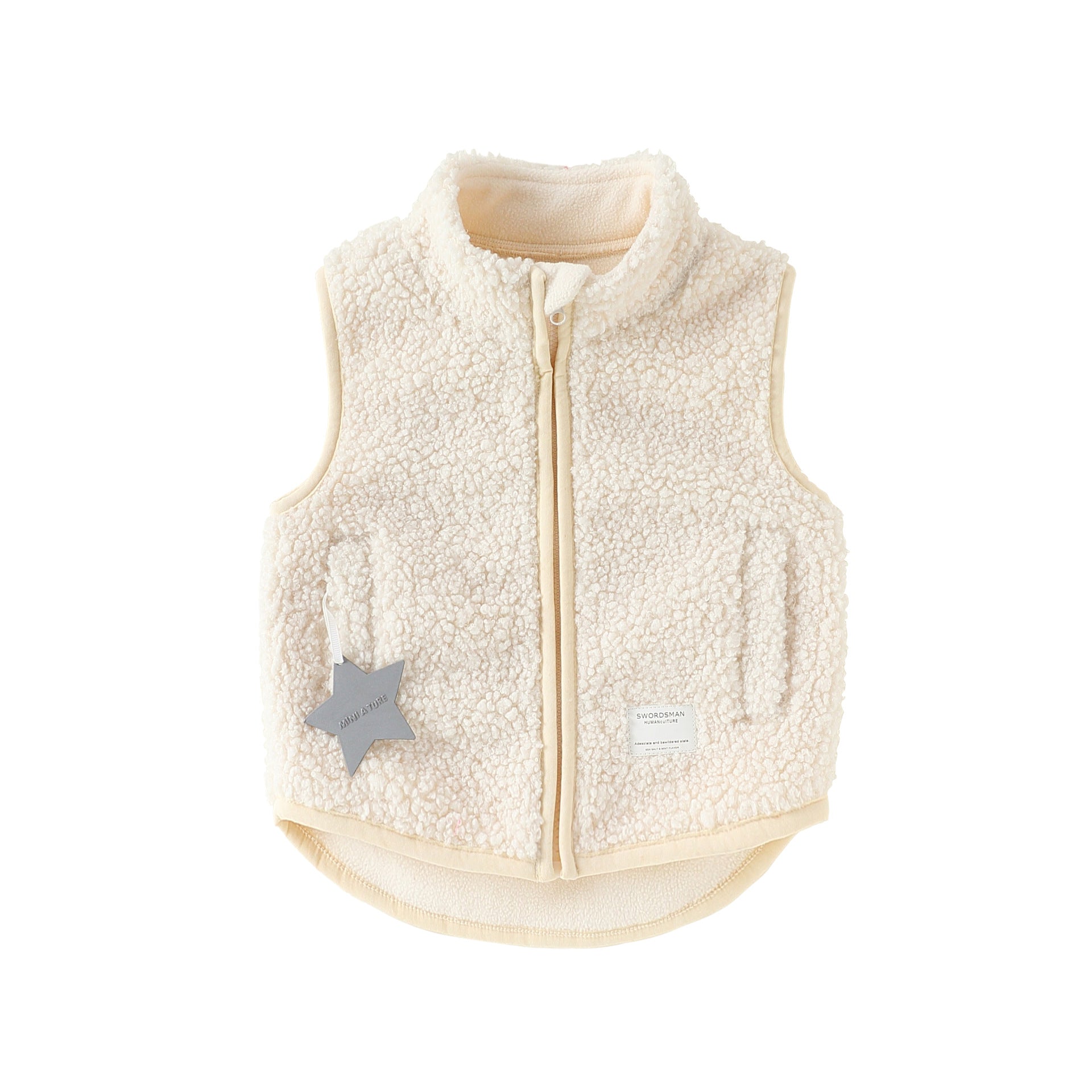 Arrival Winter and Autumn Baby Kids Unisex Fleece-Lined Sleeveless Vest, MyKids-USA®, Baby & Toddler Coats & Jackets, MyKids-USA - Size/Age - 80 (9-12M) - Color - Beige -  -  - TR2512270923-A.