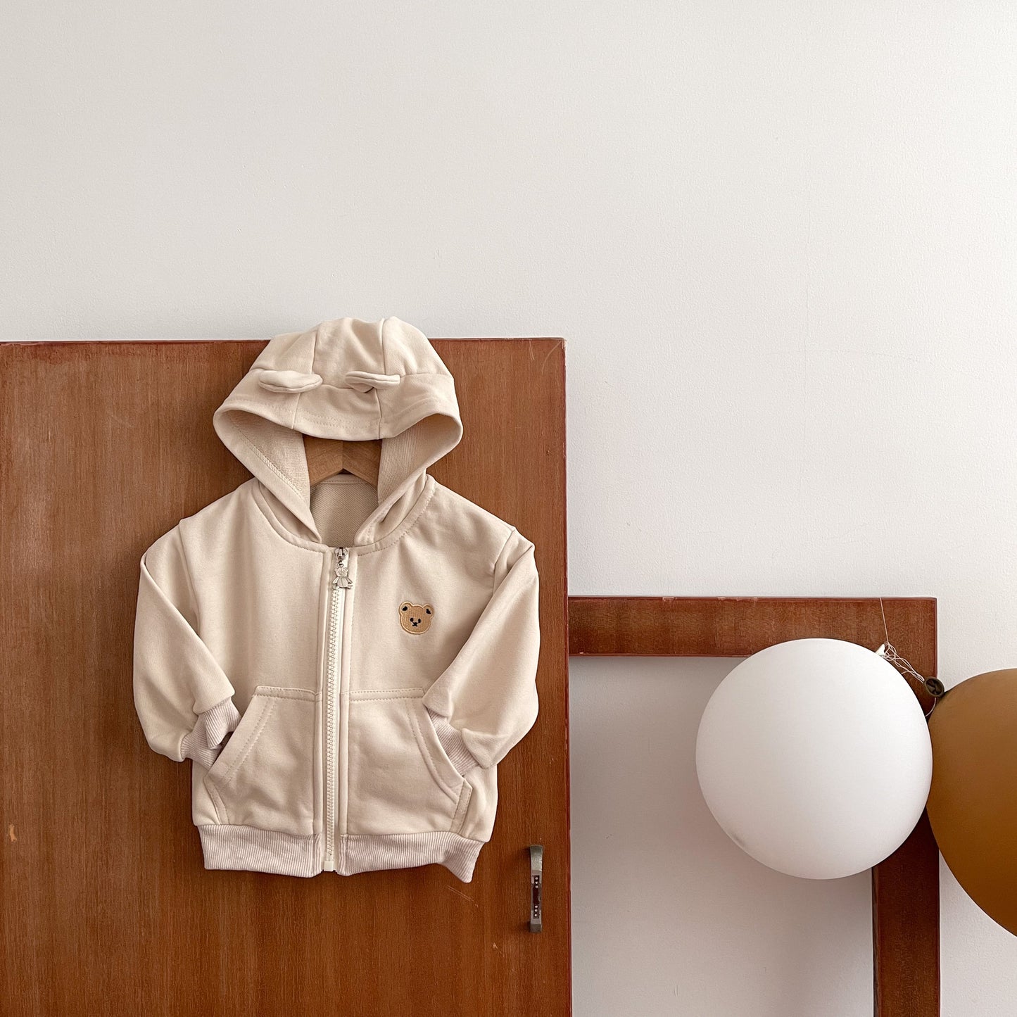 Autumn Arrival Baby Unisex Long Sleeves Cartoon Pattern Logo Hooded Coat, MyKids-USA®, Baby & Toddler Coats & Jackets, MyKids-USA - Size/Age - 73 (6-9M) - Color - Grey -  -  - TR2509162323-A