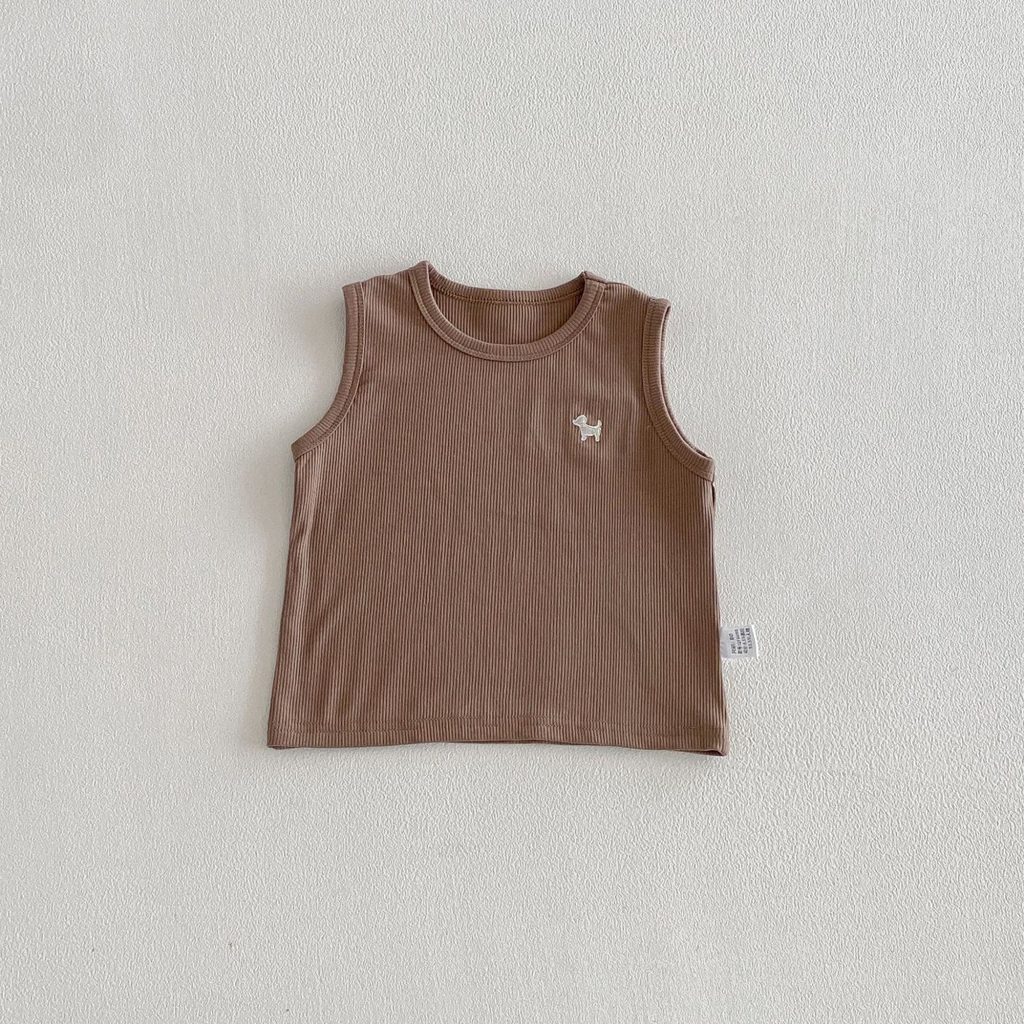 Arrival Summer Baby Kids Boys Solid Color Sleeveless Puppy Pattern Vest, MyKids-USA®, Baby & Toddler Coats & Jackets, MyKids-USA - Size/Age - 80 (9-12M) - Color - Khaki -  -  - TR2603221450-D.