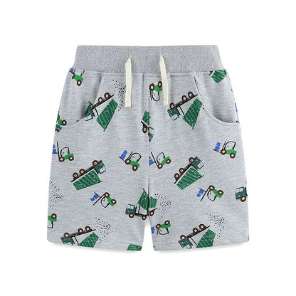 Summer Arrival Baby Kids Boys Cotton Casual Style Cartoon Trucks Printed Pattern Shorts, MyKids-USA®, Shorts, MyKids-USA -  -  -  -  -  -  - 
