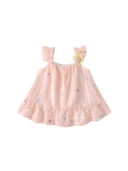 Design Summer Baby Kids Girls Sleeveless Flowers Pattern Dress, MyKids-USA®, Baby & Children's Dresses, MyKids-USA -  -  -  -  -  -  - .