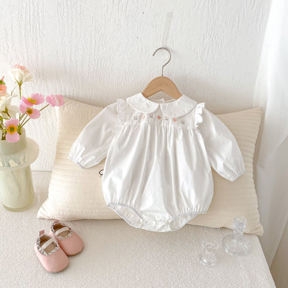 Spring Arrival Baby Girls Cute Rabbits and Heart Pattern Long Sleeves Onesies, MyKids-USA®, Baby One-Pieces, MyKids-USA -  -  -  -  -  -  - 