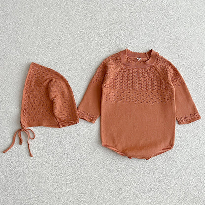 Autumn Solid Color Quality Knitwears Onesies
