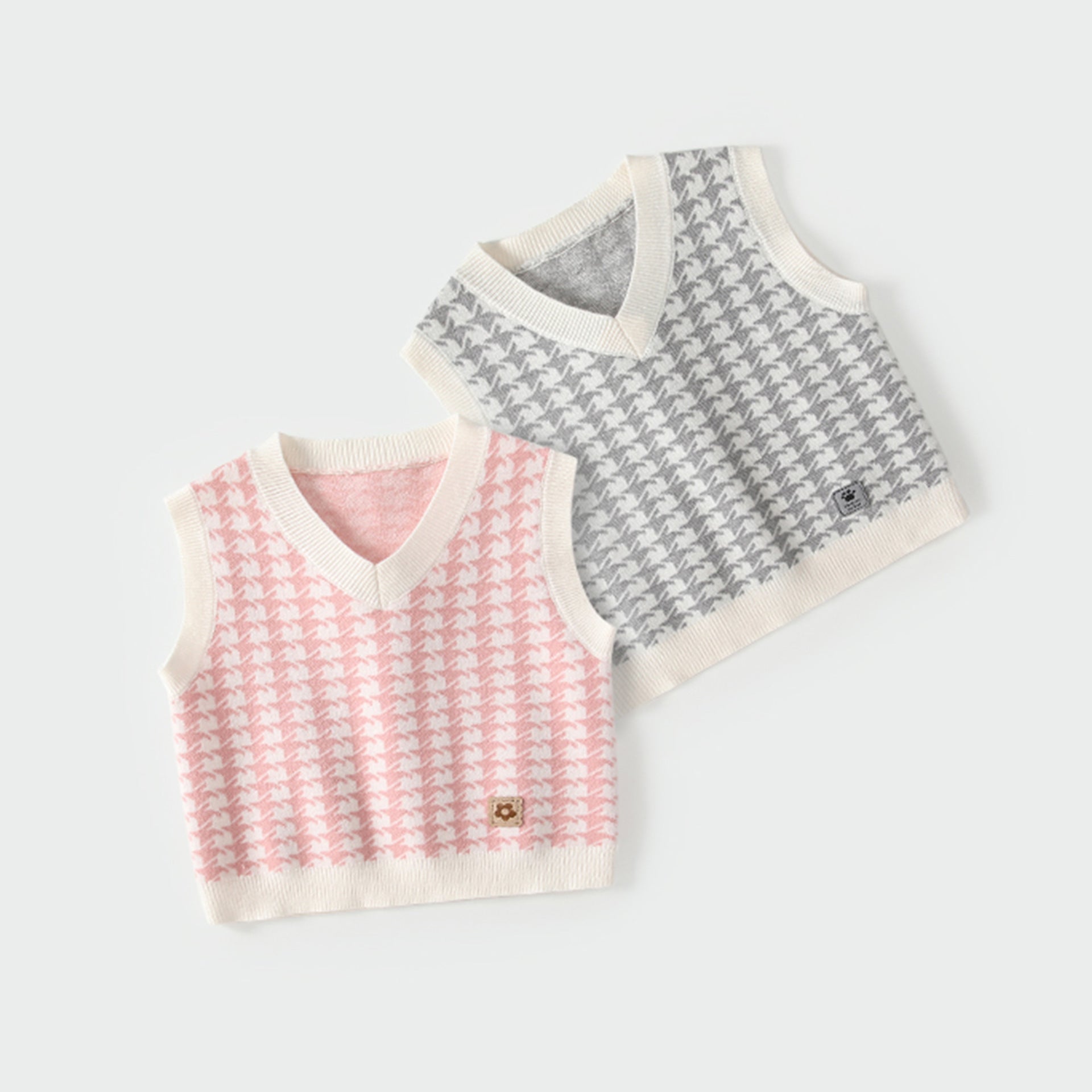 Arrival Autumn Baby Kids Unisex Houndstooth Pattern Sleeveless Vest, MyKids-USA®, Baby & Toddler Coats & Jackets, MyKids-USA -  -  -  -  -  -  - 