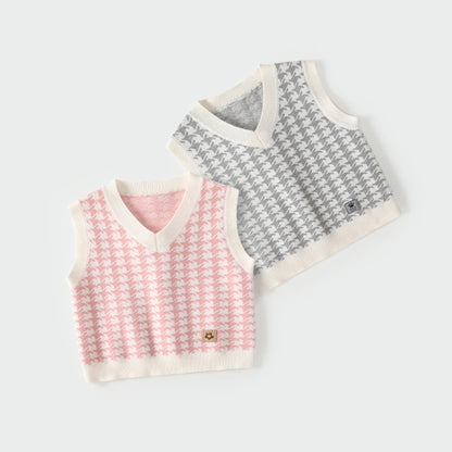 Arrival Autumn Baby Kids Unisex Houndstooth Pattern Sleeveless Vest, MyKids-USA®, Baby & Toddler Coats & Jackets, MyKids-USA -  -  -  -  -  -  - 