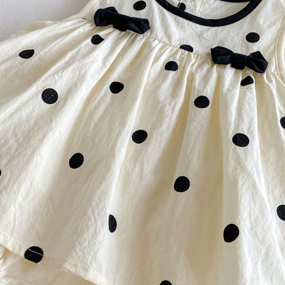 Summer Arrival Baby Girls Cute Sleeveless Polka Dots Pattern Dress Design Strap Onesies, MyKids-USA®, Baby One-Pieces, MyKids-USA -  -  -  -  -  -  - 