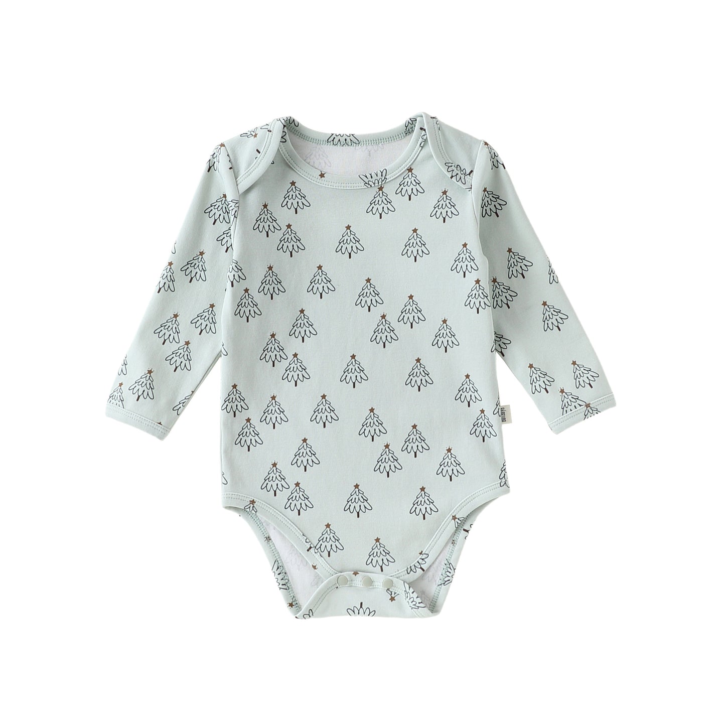 Spring Arrival Baby Unisex Long Sleeves Cartoon Pattern Crew Neck Bodysuit, MyKids-USA®, Bodysuits, MyKids-USA - Size/Age - 66 (3-6M) - Color - Green -  -  - TR2601301758-C.