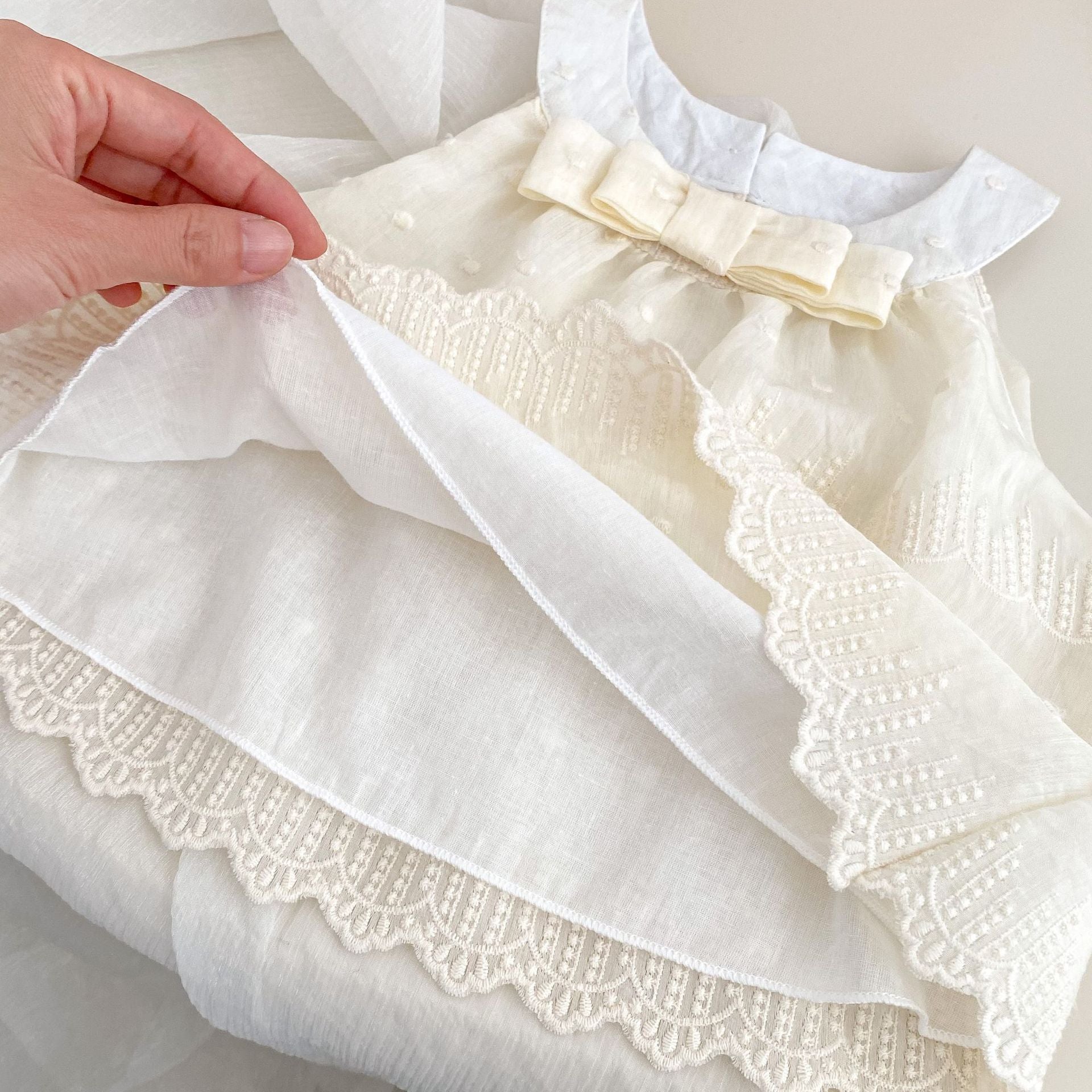 Summer Baby Kids Solid Color Sleeveless Dots Embroidery Pattern Top Dress and Pants Clothing Set for Girls, MyKids-USA®, Baby & Toddler Outfits, MyKids-USA -  -  -  -  -  -  - 