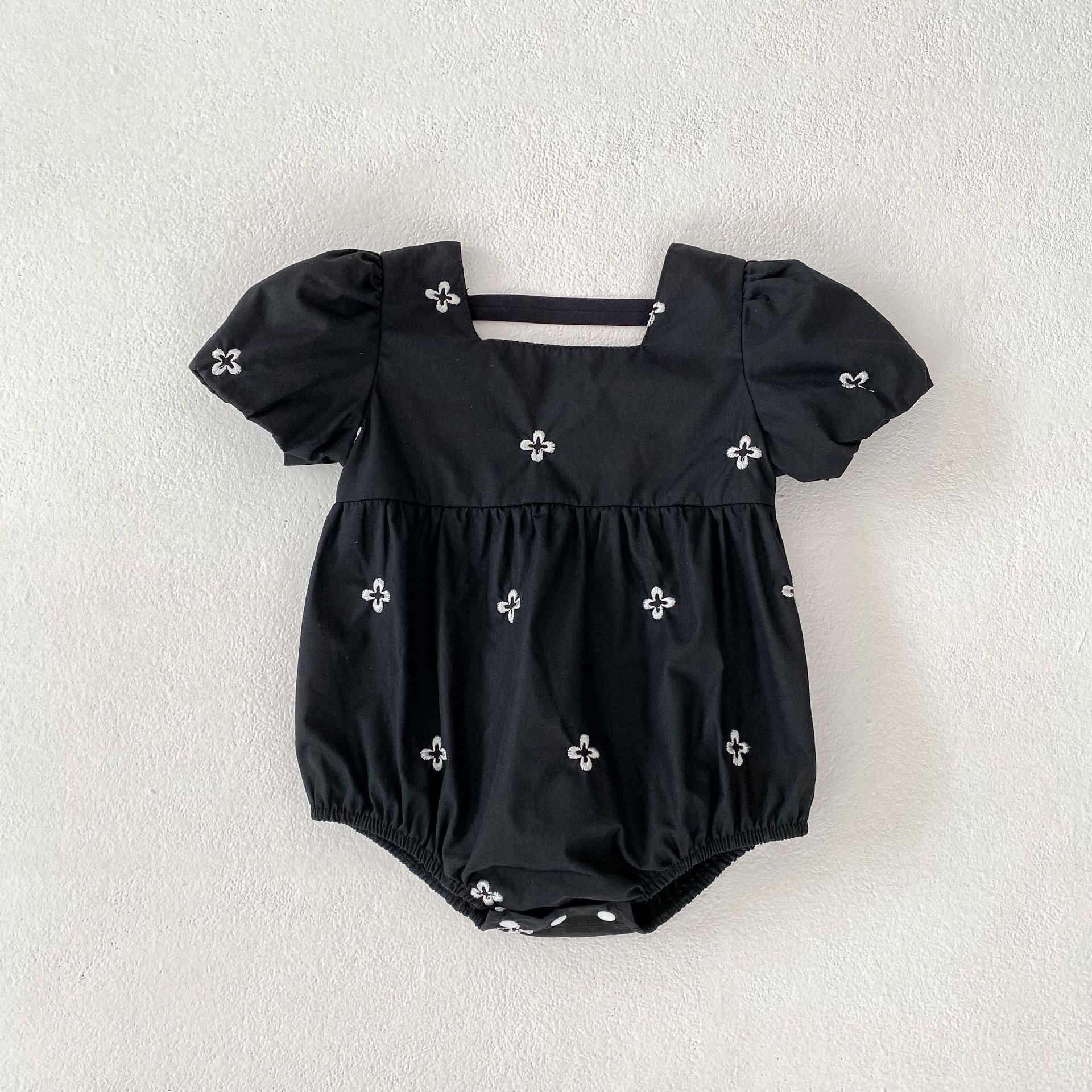 Summer Baby Girls French-style Flowers Pattern Short-sleeved Onesies and Dress – Princess Sister Matching Set, MyKids-USA®, Baby One-Pieces, MyKids-USA -  -  -  -  -  -  - 