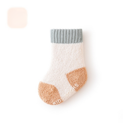 Winter Baby Unisex Breathable Comfy Patchwork Antiskid Socks
