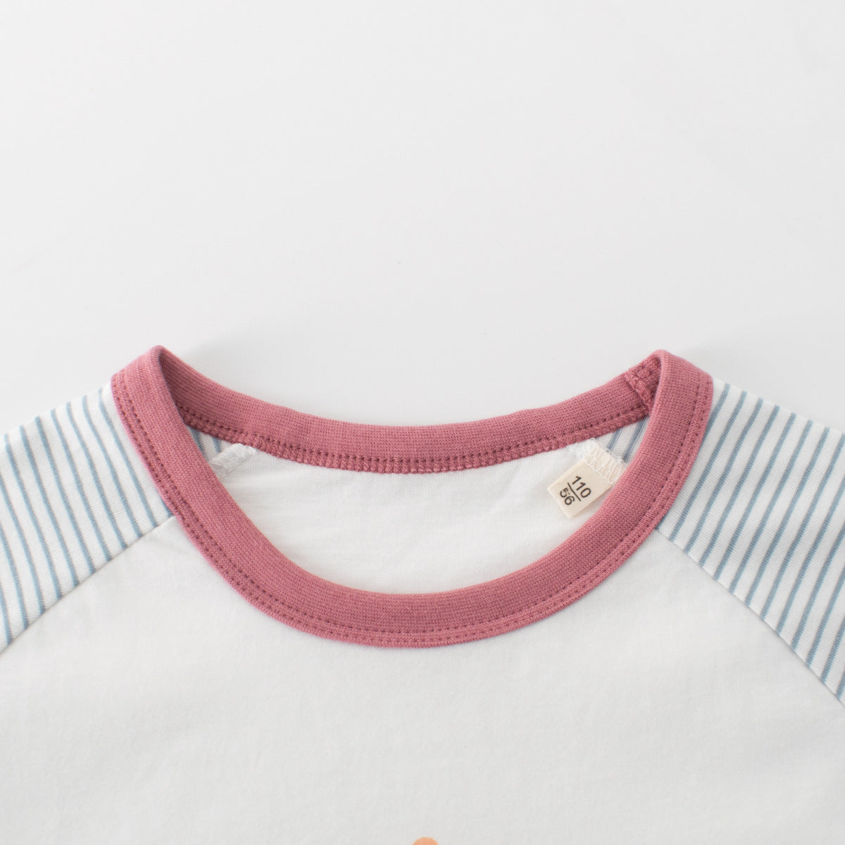 Summer Girls’ Rabbit and Striped Pattern T-shirt in European and American Style, MyKids-USA®, T-Shirts, MyKids-USA -  -  -  -  -  -  - .