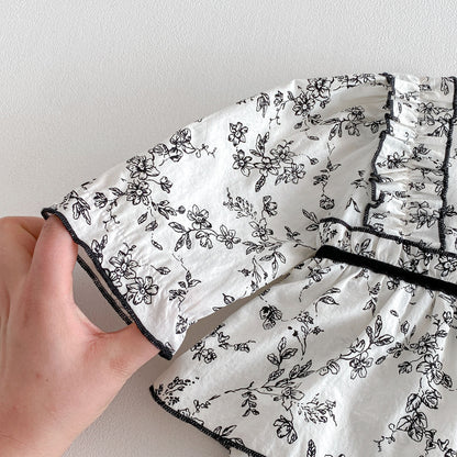 Spring Arrival Baby Girls Long Sleeves Crew Neck Floral Bodysuit, MyKids-USA®, Bodysuits, MyKids-USA -  -  -  -  -  -  - .