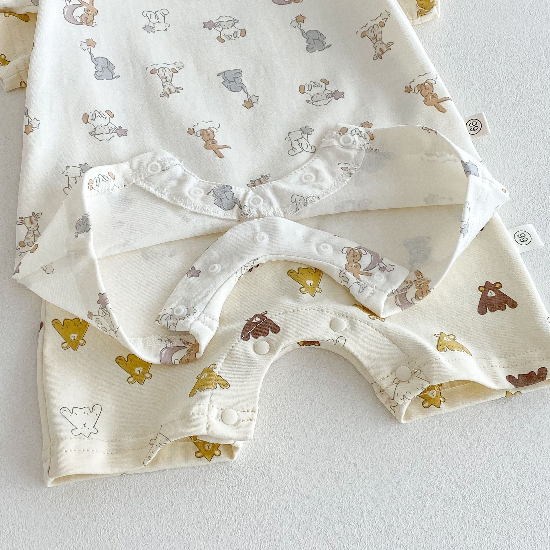 Summer Arrival Baby Unisex Animals Cartoon Pattern Short Sleeves Rompers, MyKids-USA®, Baby One-Pieces, MyKids-USA -  -  -  -  -  -  - 