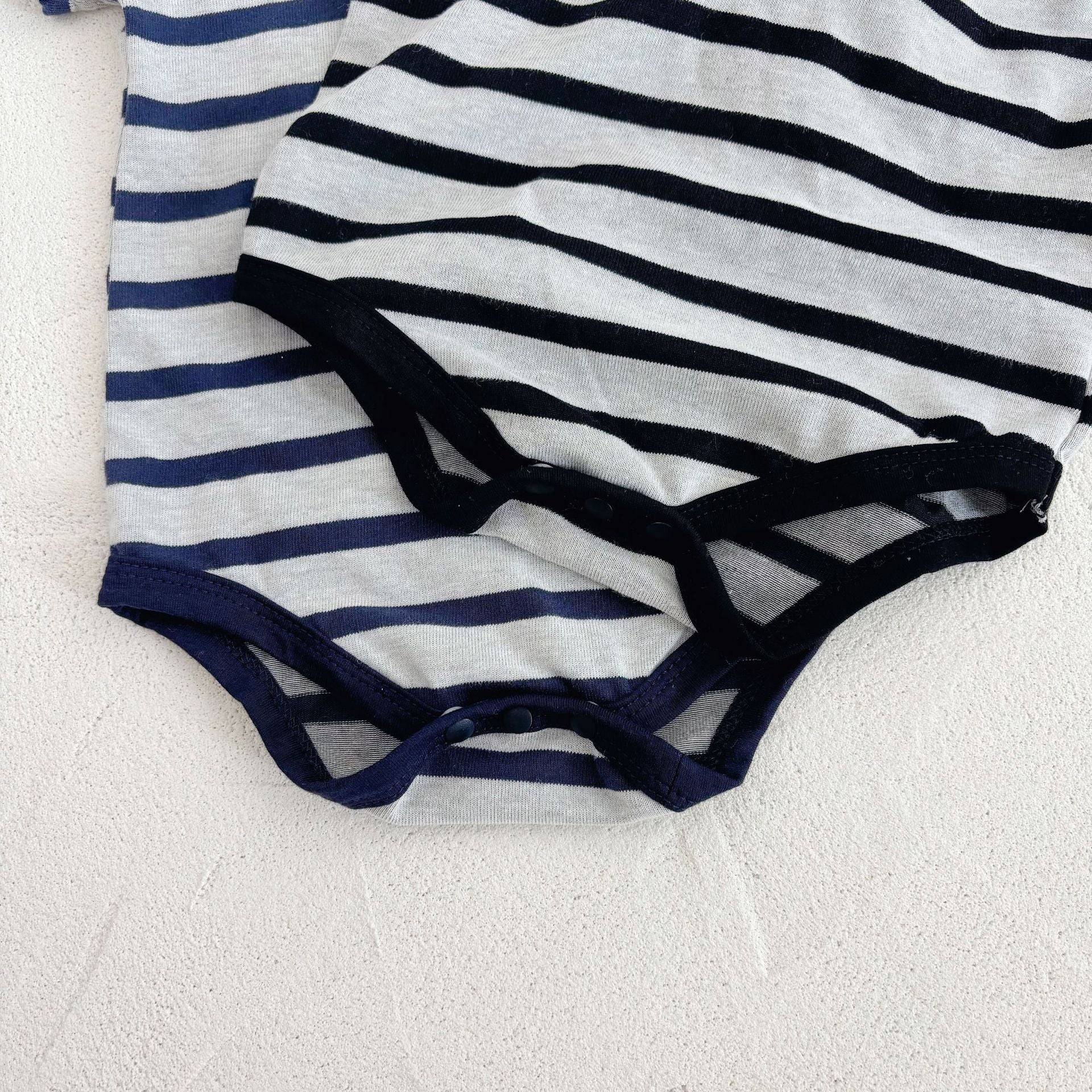 Summer Arrival Baby Unisex Casual Thin Striped Pattern Short Sleeves Onesies, MyKids-USA®, Baby One-Pieces, MyKids-USA -  -  -  -  -  -  - 