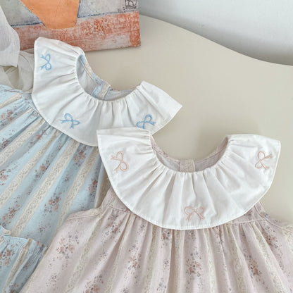 Summer Arrival Baby Girls Sleeveless Floral Pattern Color Patchwork Dress, MyKids-USA®, Baby & Children's Dresses, MyKids-USA -  -  -  -  -  -  - .
