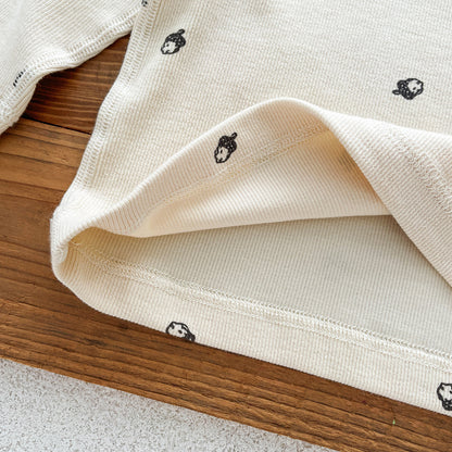 Autumn and Spring Baby Kids Long Sleeves Casual Nuts Pattern Top and Pants Clothing Set, MyKids-USA®, Baby & Toddler Outfits, MyKids-USA -  -  -  -  -  -  - .