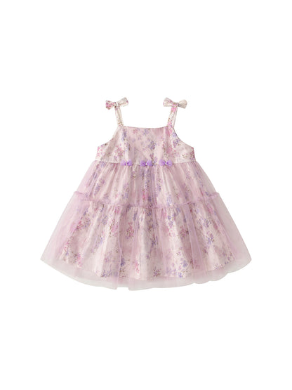 Summer Arrival Sleeveless Floral Pattern Tulle Dress for Stylish Girls, MyKids-USA®, Baby & Children's Dresses, MyKids-USA -  -  -  -  -  -  - .