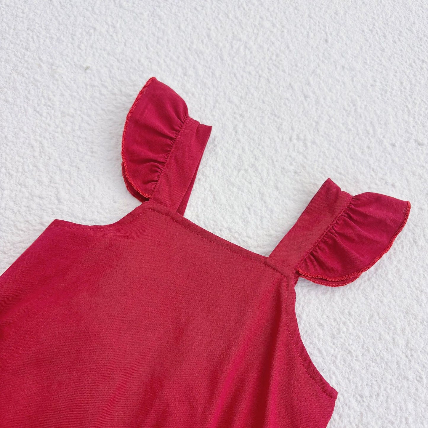 Summer Arrival Baby Girls Cute Letters and Hearts Pattern Fly Sleeves Onesies, MyKids-USA®, Baby One-Pieces, MyKids-USA -  -  -  -  -  -  - 