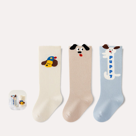 MyKids-USA® Baby Kids Boys Breathable Puppy Cartoon Pattern Socks Set