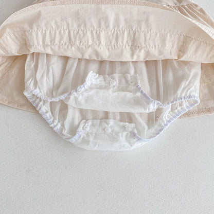 Summer Arrival Baby Girls Color Patchwork Sleeveless Strap Onesies Dress, MyKids-USA®, Baby One-Pieces, MyKids-USA -  -  -  -  -  -  - 