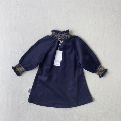 MyKids-USA® Autumn Arrival Baby Kids Girls Princess Long Sleeves Vintage Embroidery Dress