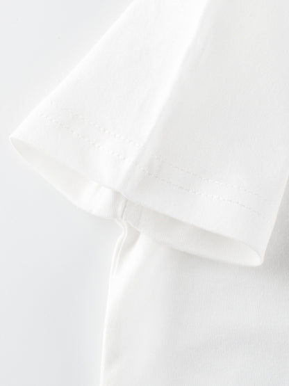 Summer Animals Cartoon Print Girls’ T-Shirt in European and American Style, MyKids-USA®, Baby & Toddler Tops, MyKids-USA -  -  -  -  -  -  - 