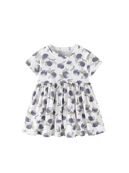 Summer Baby Kids Girls Short Sleeves Fruits Pattern Dress, MyKids-USA®, Baby & Children's Dresses, MyKids-USA -  -  -  -  -  -  - .
