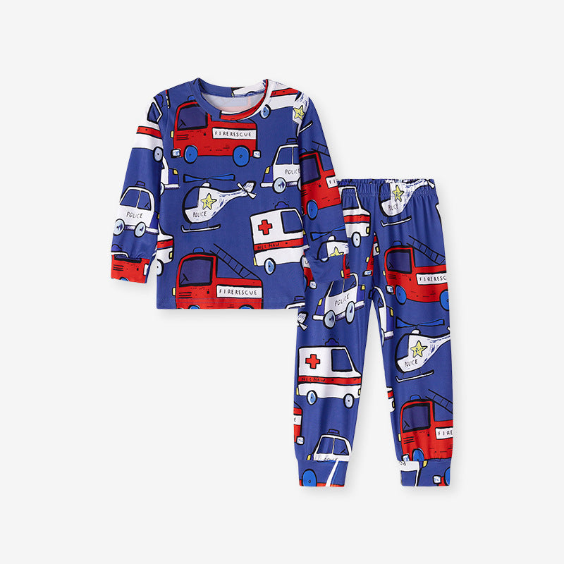 Emergency Rescue Kids Pajama Set – Long Sleeve Shirt and Pants, MyKids-USA®, Baby & Toddler Sleepwear, MyKids-USA -  -  -  -  -  -  - 