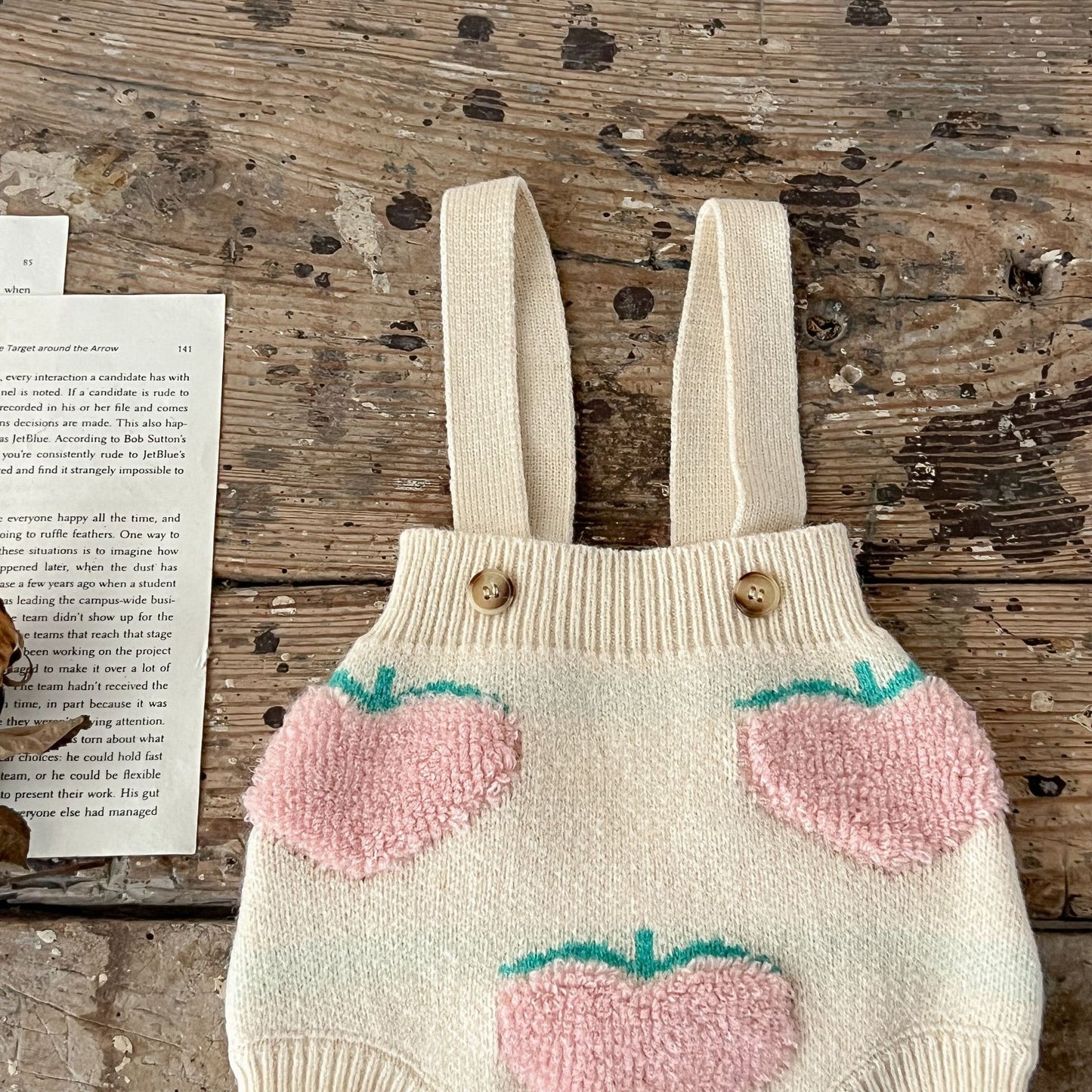 Arrival Baby Girl Peach Embroidery Cardigan Combo Overalls In Sets, MyKids-USA®, Baby & Toddler Outfits, MyKids-USA -  -  -  -  -  -  - 