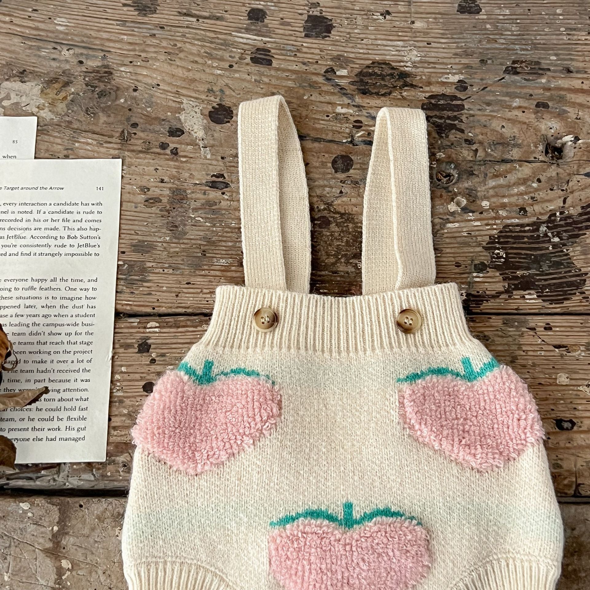 Arrival Baby Girl Peach Embroidery Cardigan Combo Overalls In Sets, MyKids-USA®, Baby & Toddler Outfits, MyKids-USA -  -  -  -  -  -  - 