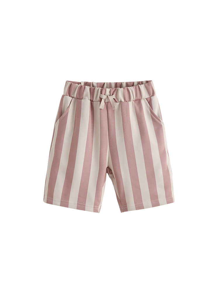 Summer Arrival Baby Kids Casual Style Striped Shorts
