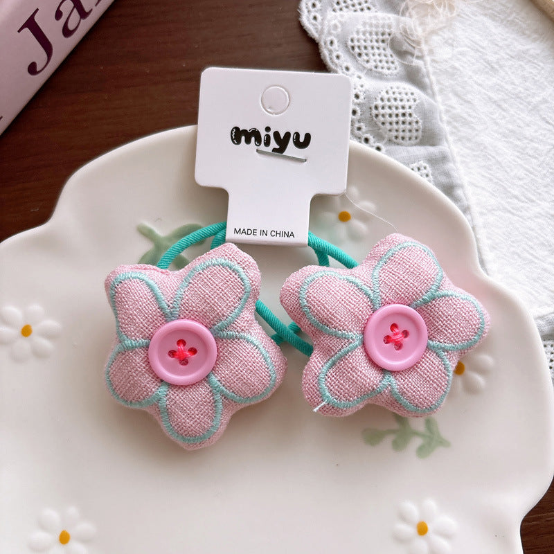 Collection of Pink Shaped Hair Clips or Hair Ties, MyKids-USA®, Hair Pins, Claws & Clips, MyKids-USA - Size/Age - Average Size (0-12Y） - Color - Blue -  -  - TR2605032135-A.