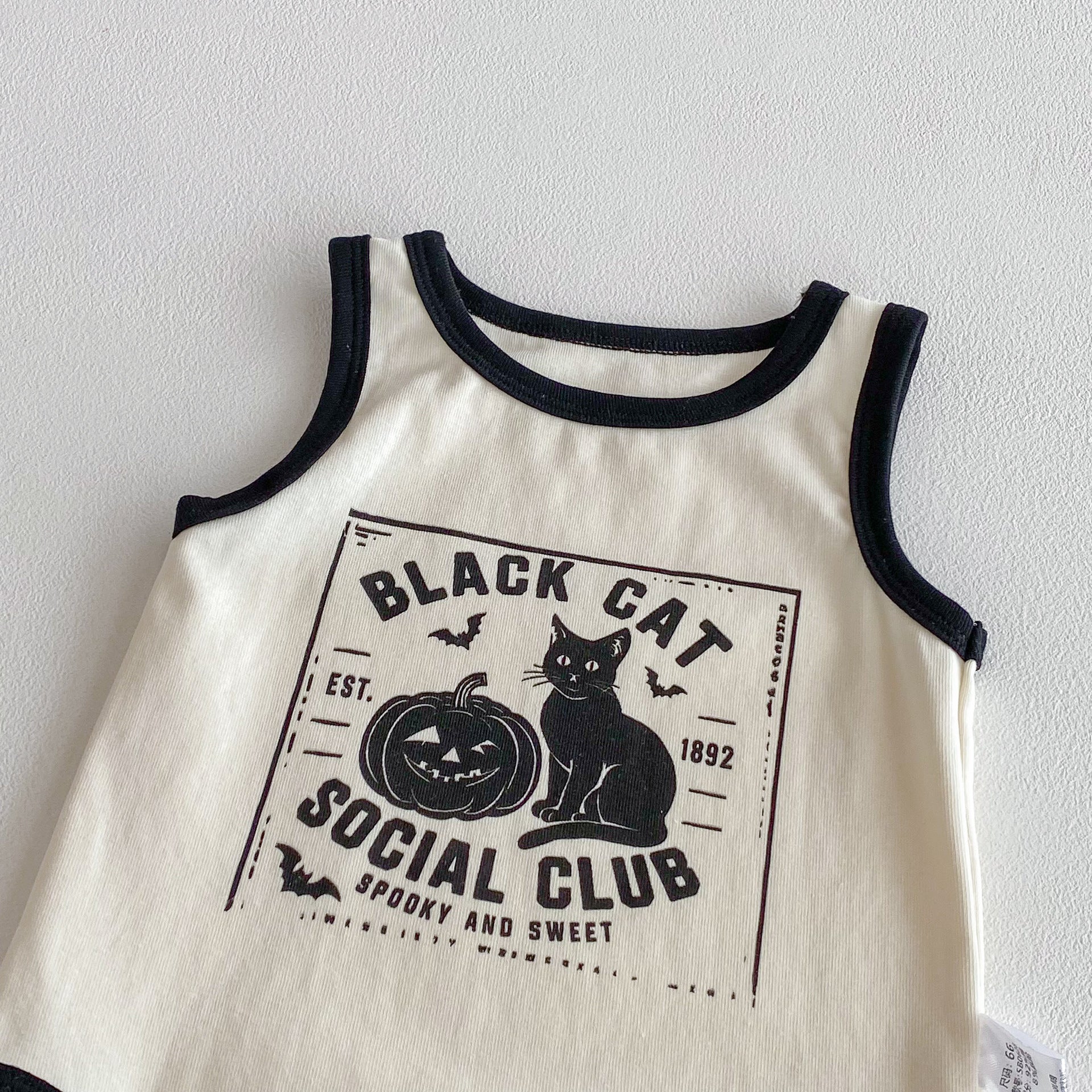 Summer Arrival Baby Unisex Cartoon Pattern Sleeveless Onesies, MyKids-USA®, Bodysuits, MyKids-USA -  -  -  -  -  -  - 