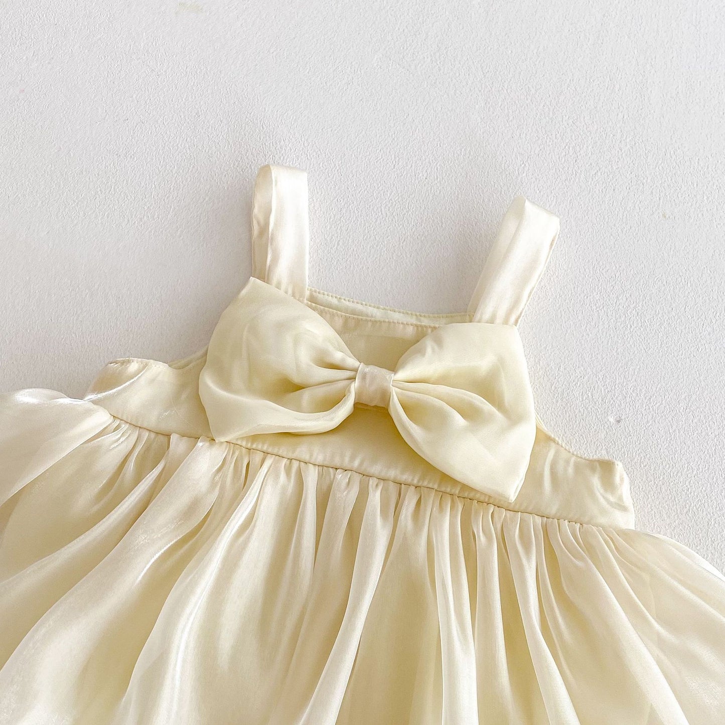 Summer Arrival Baby Girls Cute Sleeveless Butterfly-bow Decorated Dress Design Strap Onesies, MyKids-USA®, Baby One-Pieces, MyKids-USA -  -  -  -  -  -  - 