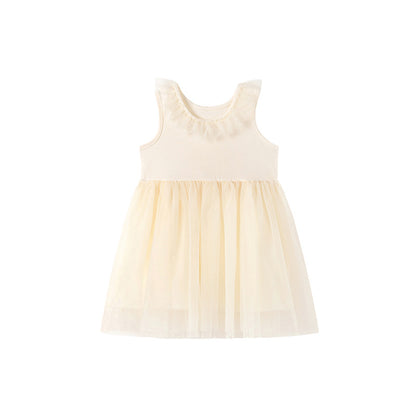 Summer Arrival Tulle Patchwork Sleeveless Dress for Stylish Girls, MyKids-USA®, Baby & Children's Dresses, MyKids-USA -  -  -  -  -  -  - .