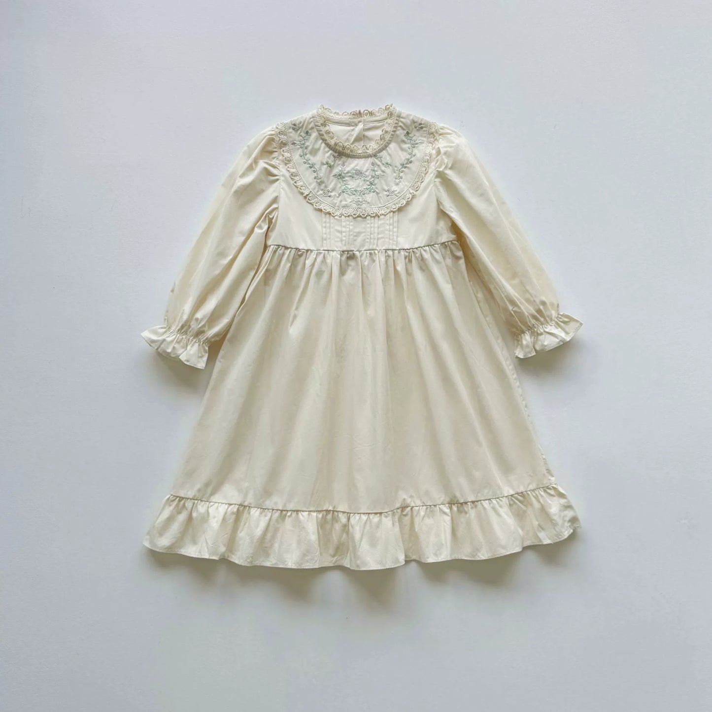 Autumn Arrival Baby Kids Girls Flowers Embroidery Pattern Long Sleeves Dress, MyKids-USA®, Baby & Toddler Dresses, MyKids-USA -  -  -  -  -  -  - 