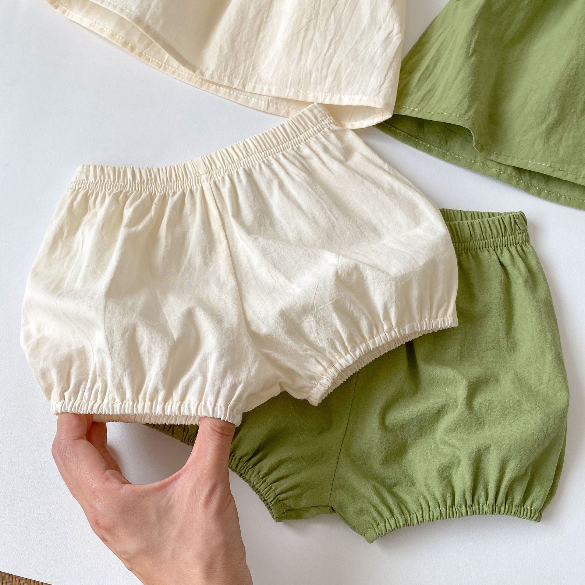 Baby Girl Embroidery Pattern Sling Tops With Shorts Sets, MyKids-USA®, Baby One-Pieces, MyKids-USA -  -  -  -  -  -  - 