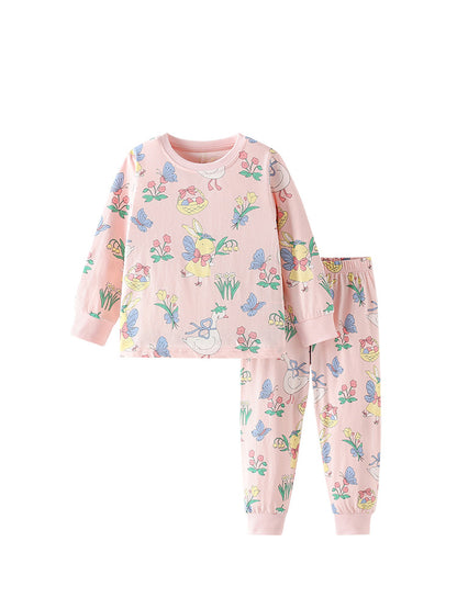 Spring and Autumn Girls Flowers Pattern Long Sleeves Top and Pants Clothing Set, MyKids-USA®, Baby & Toddler Outfits, MyKids-USA -  -  -  -  -  -  - .