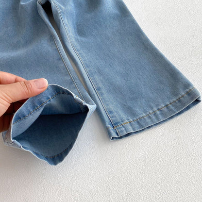 Autumn and Spring Arrival Casual American Style Lace Color Patchwork Denim Pants Wholesale, MyKids-USA®, Jeans, MyKids-USA -  -  -  -  -  -  - 