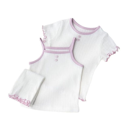 Summer Hot Selling Baby Girls Sleeveless Vest, Short Sleeves T-shirt and Pants Clothing Set, MyKids-USA®, Baby & Toddler Outfits, MyKids-USA -  -  -  -  -  -  - 