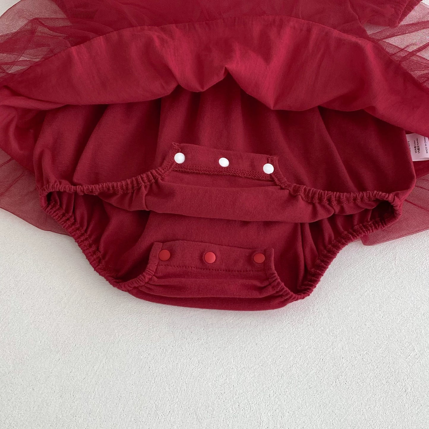 Summer Arrival Baby Girls Short Sleeves Tulle Decorated Onesies, MyKids-USA®, Baby One-Pieces, MyKids-USA -  -  -  -  -  -  - 