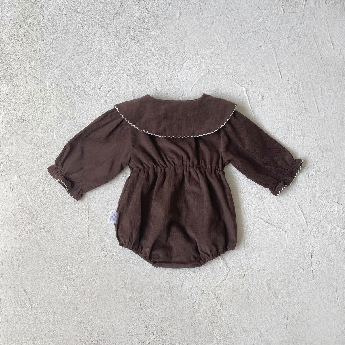 MyKids-USA® Autumn Long Sleeve Flowers Embroidered Collar Baby Kids Girls Princess Bodysuit