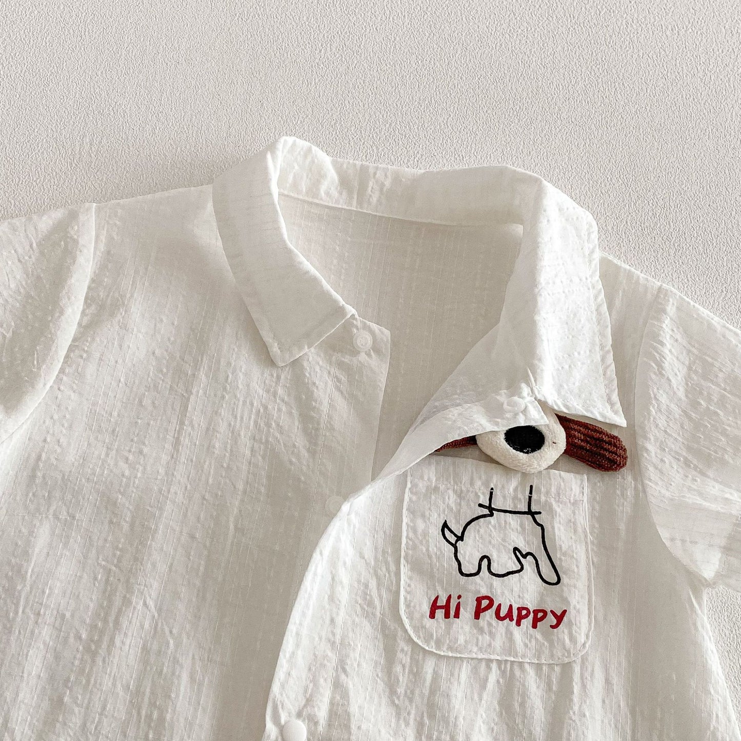 Summer Arrival Baby Boys Short Sleeves Single Breasted Letters and Cartoon Pattern Rompers, MyKids-USA®, Baby One-Pieces, MyKids-USA -  -  -  -  -  -  - .