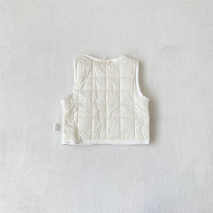 Arrival Spring and Autumn Baby Kids Unisex Solid Color Sleeveless V Neck Vest, MyKids-USA®, Tunics, MyKids-USA -  -  -  -  -  -  - .