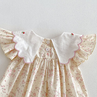 Design Summer Baby Kids Girls Fly Sleeves Floral Pattern Bodysuit, MyKids-USA®, Baby & Children's One-Pieces, MyKids-USA -  -  -  -  -  -  - .