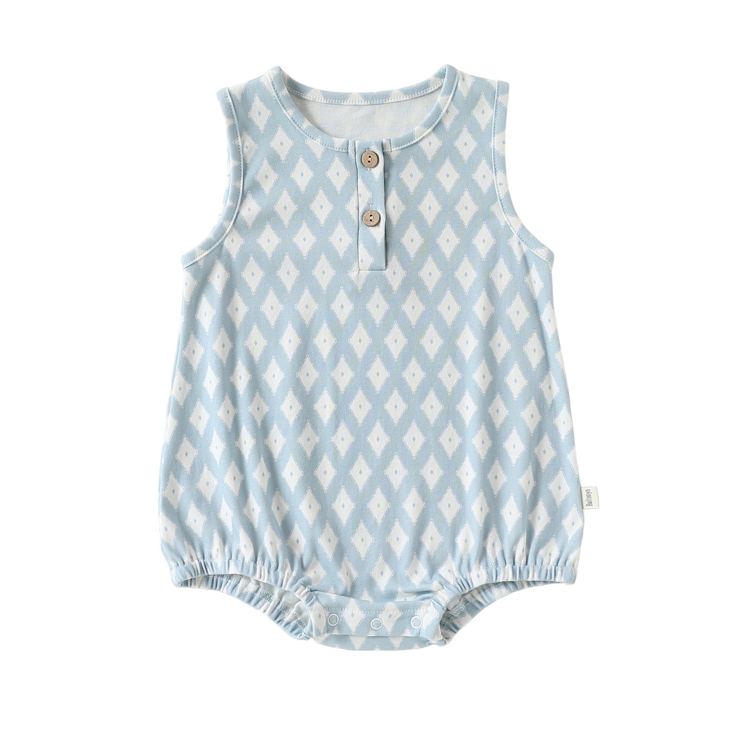 Summer Arrival Baby Boys and Girls Sleeveless Marine Pattern Bodysuit, MyKids-USA®, Baby & Children's One-Pieces, MyKids-USA® - Size/Age - 66 (3-6M) - Color - Light Blue -  -  - TR2605032231-C.