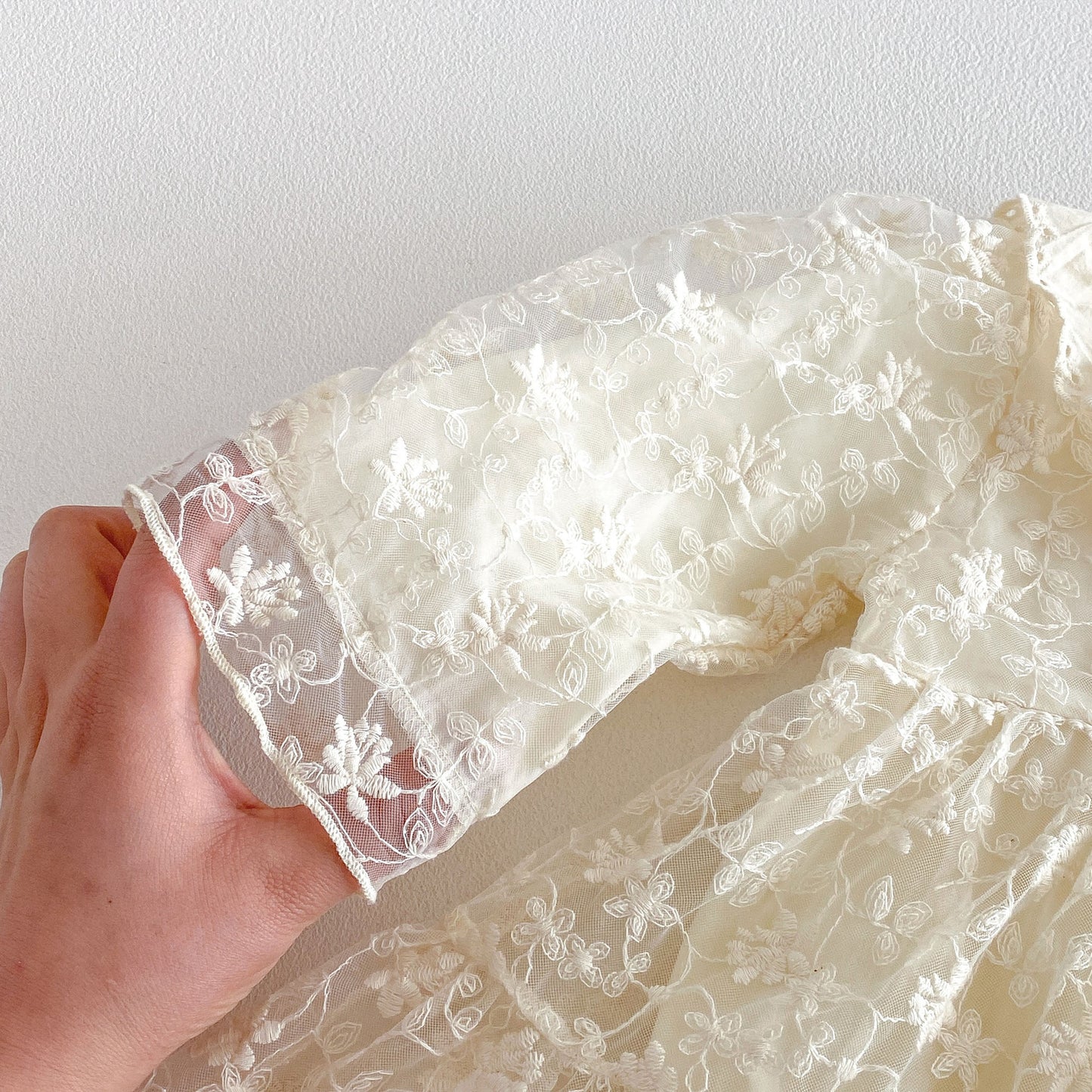 Spring Arrival Baby Girls Long Sleeves Tulle Decorated Floral Onesies Dress, MyKids-USA®, Baby & Toddler Dresses, MyKids-USA -  -  -  -  -  -  - .