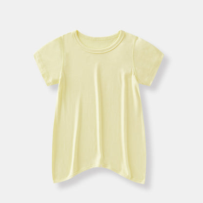 Baby Unisex Solid Color Soft Cotton Sleepwear