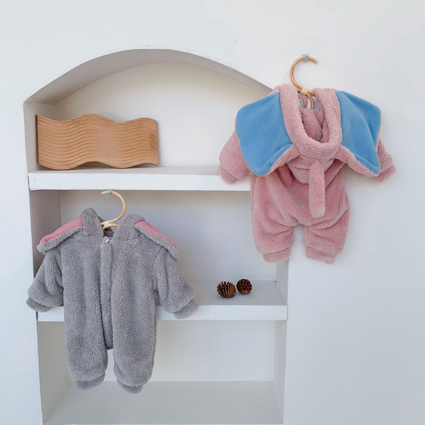 Winter Arrival Baby Unisex Long Sleeves Fluffy Cute Elephant Rompers, MyKids-USA®, Baby One-Pieces, MyKids-USA -  -  -  -  -  -  - 